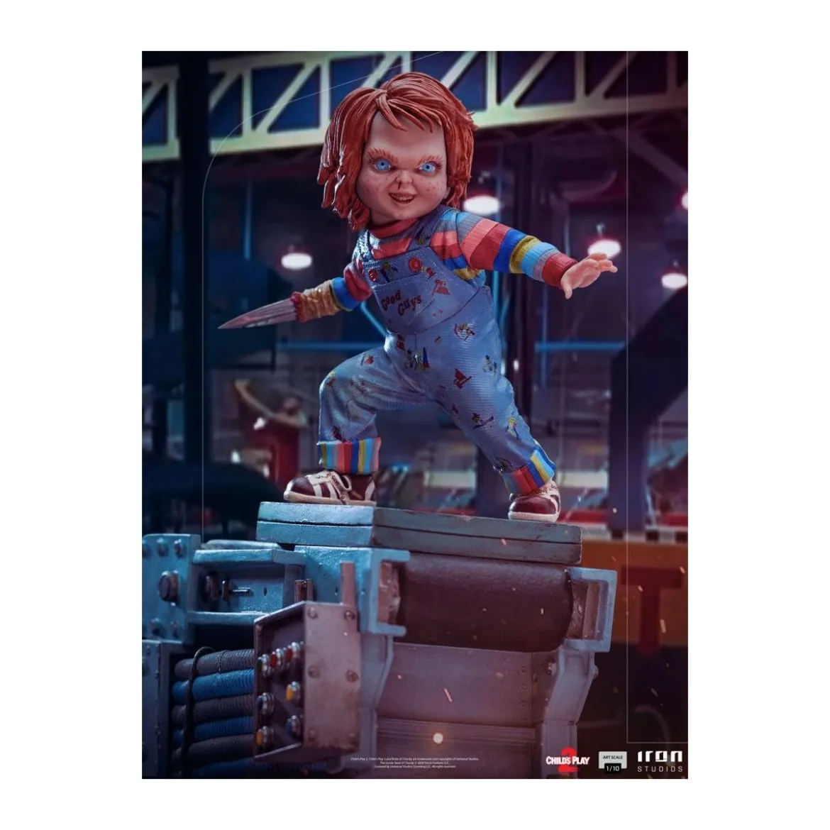 Iron Studios - Chucky, la poupée de sang - Child's Play 2 Statuette 1/10 Art Scale