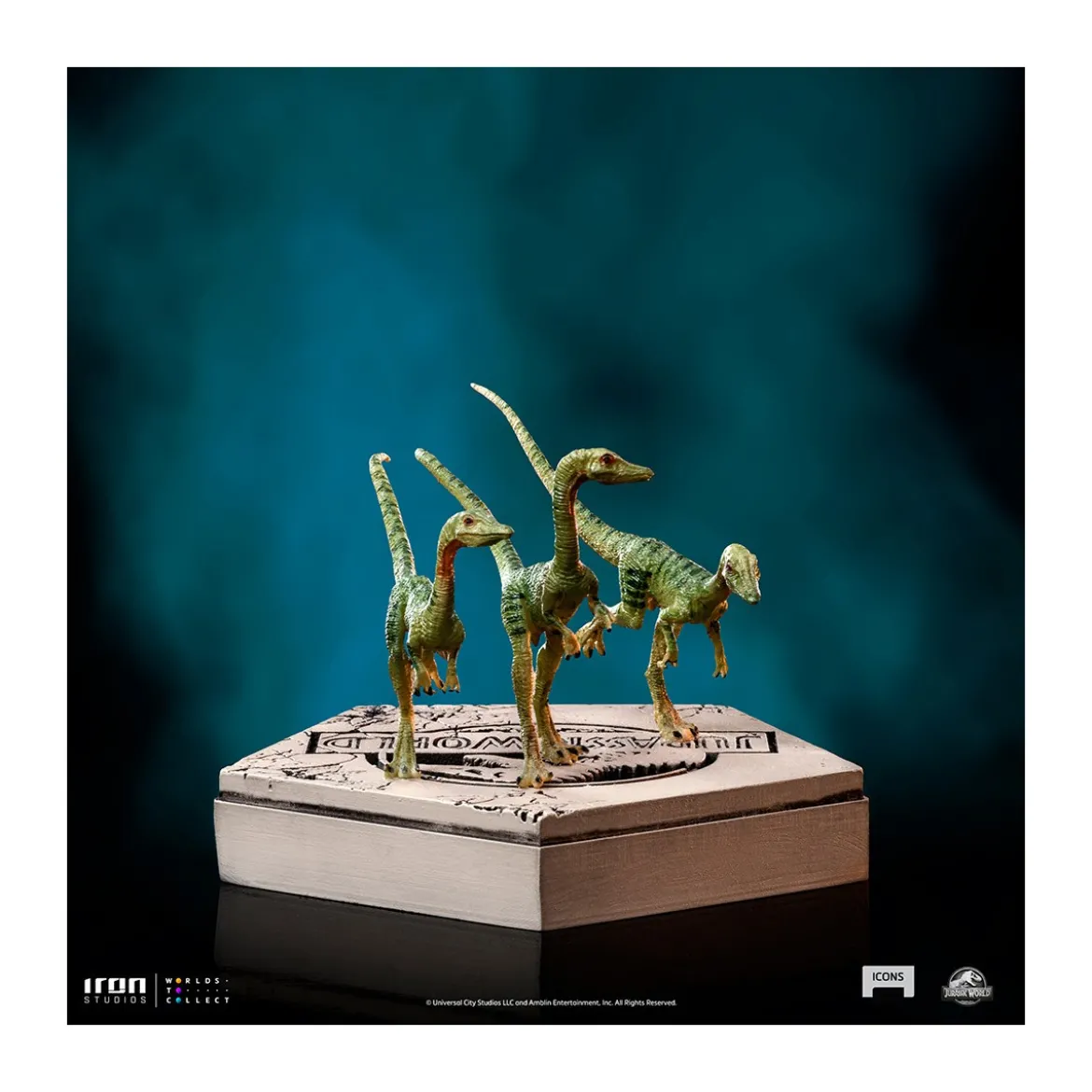 Iron Studios - Compsognathus - Jurassic World Icons
