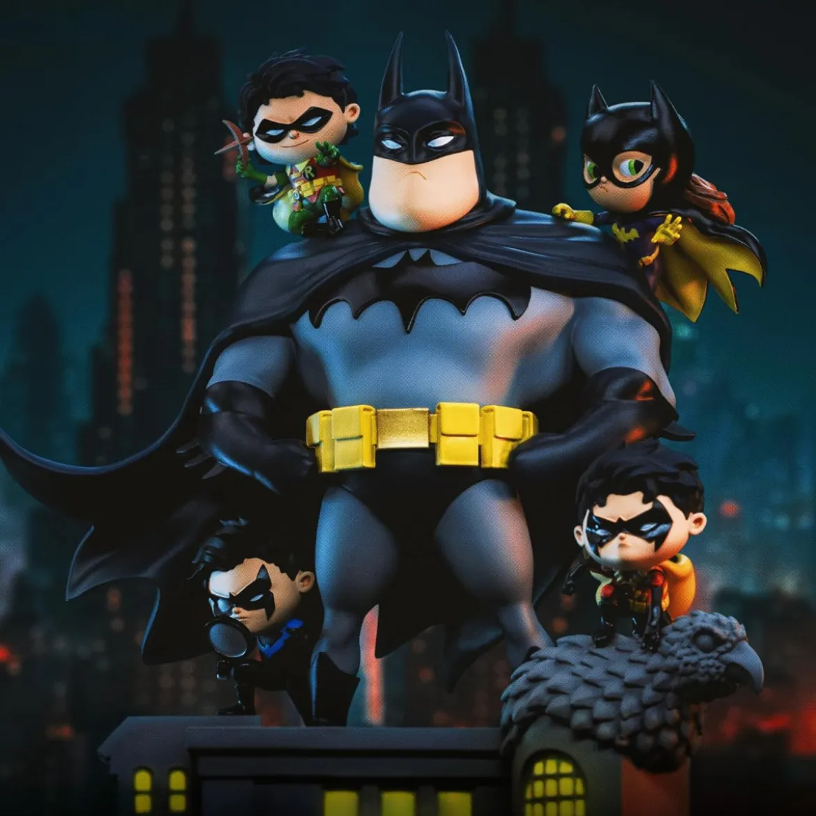 Iron Studios - DC Comics - Batman Family Deluxe Art Scale Art Scale 1/10