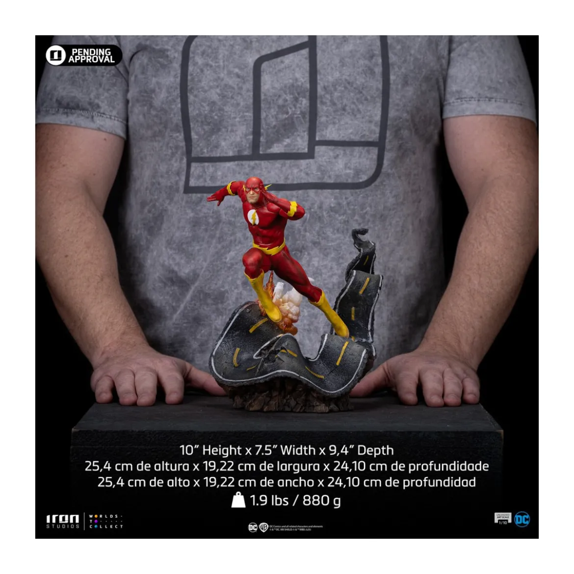 Iron Studios - Dc Comics - Flash Unleashed Art Scale 1/10