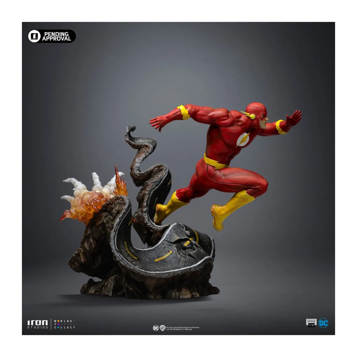 Iron Studios - Dc Comics - Flash Unleashed Art Scale 1/10