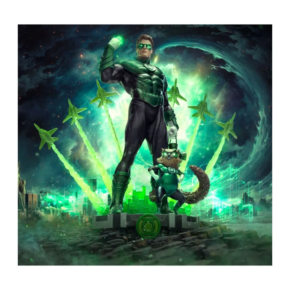 Iron Studios DC Comics - Green Lantern Unleashed BDS Arts Scale 1/10