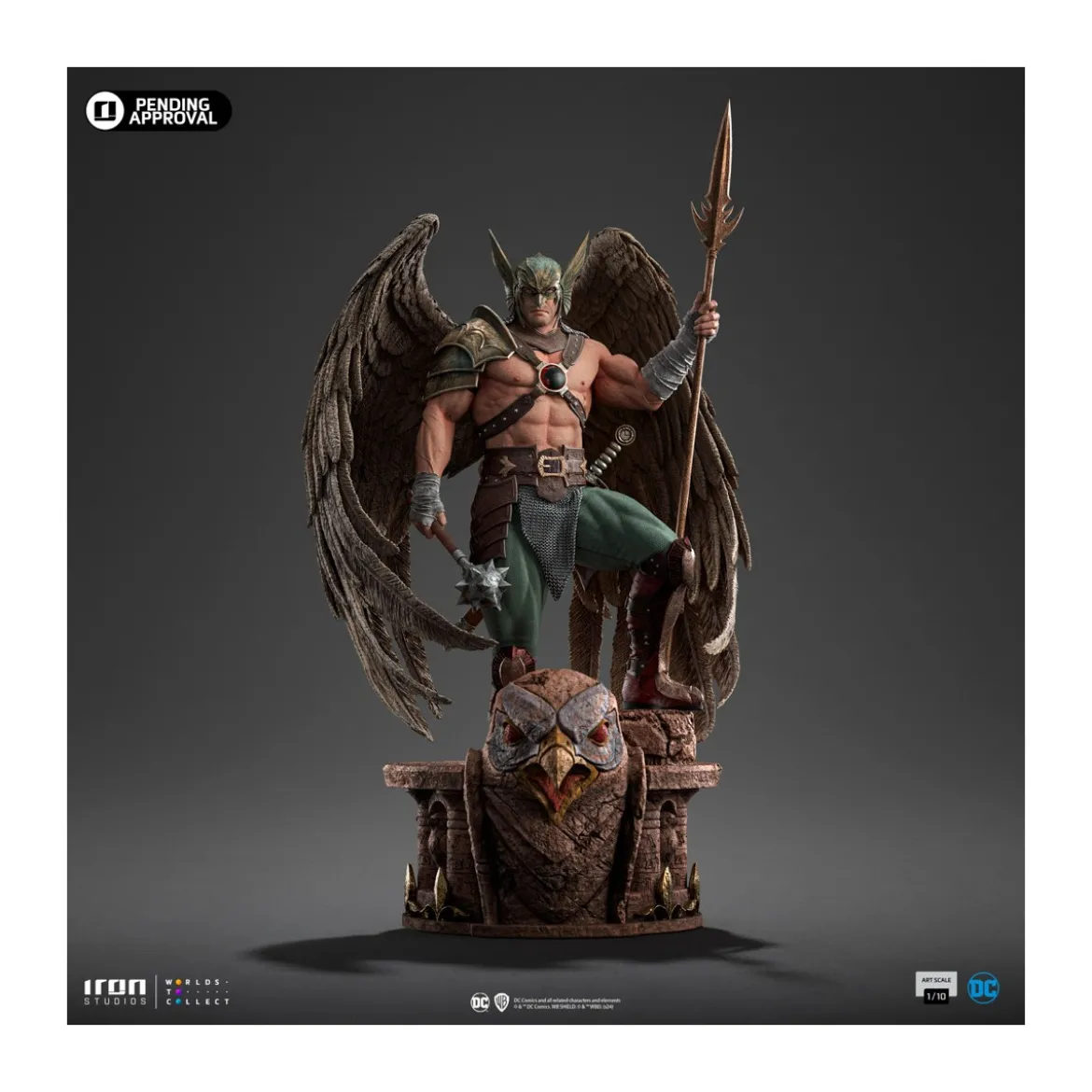 Iron Studios DC Comics - Hawkman 10th Anniversary BDS Arts Scale 1/10