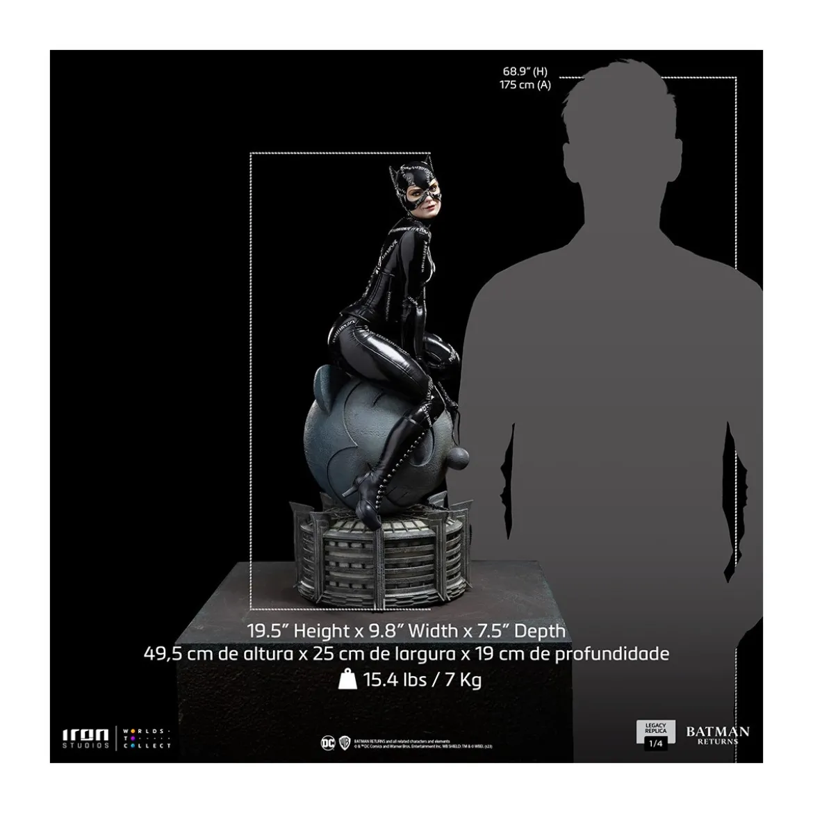 Iron Studios DC Comics - Legacy Replica 1/4 - Catwoman Batman Returns