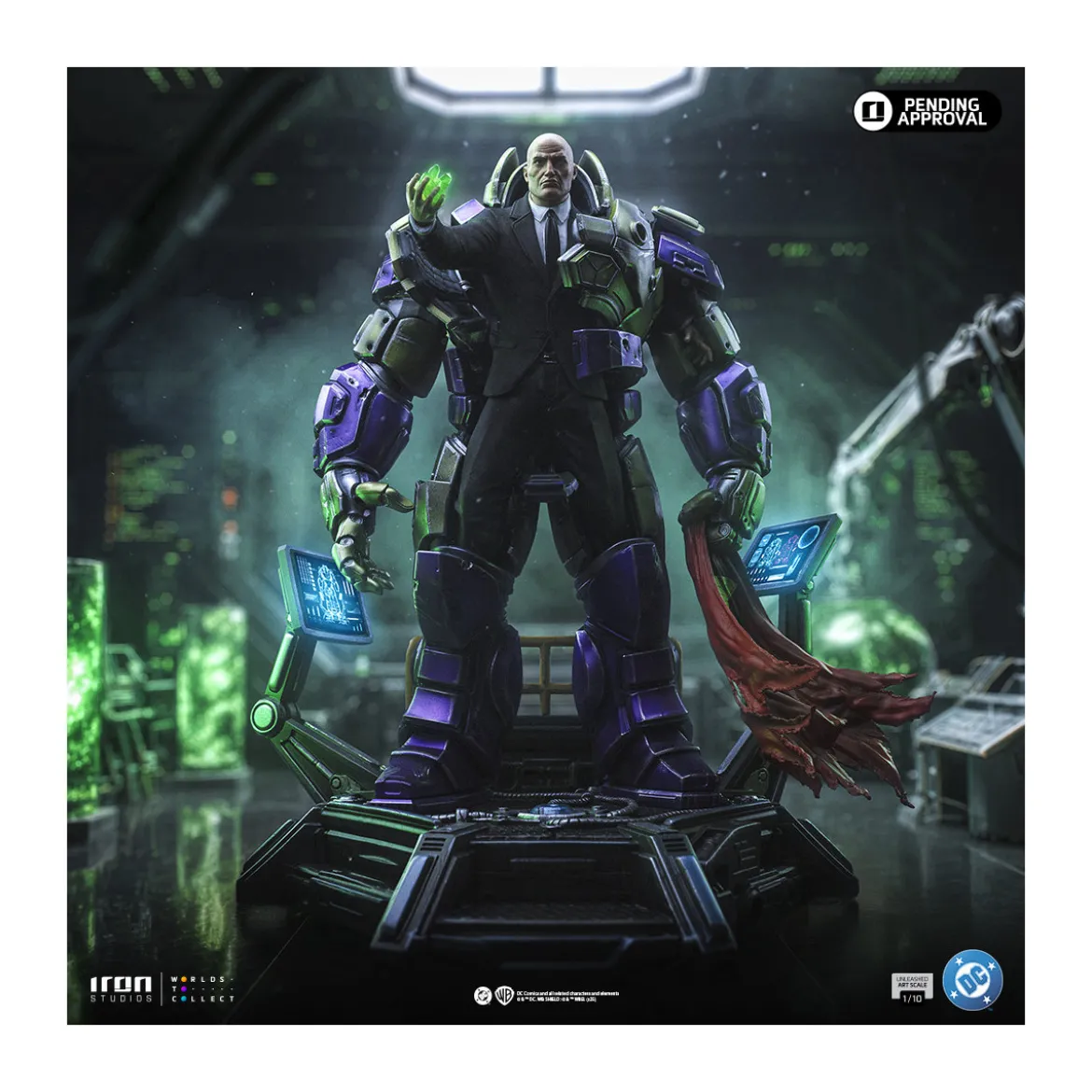 Iron Studios - Dc Comics Superman - Lex Luthor Unleashed Art Scale 1/10