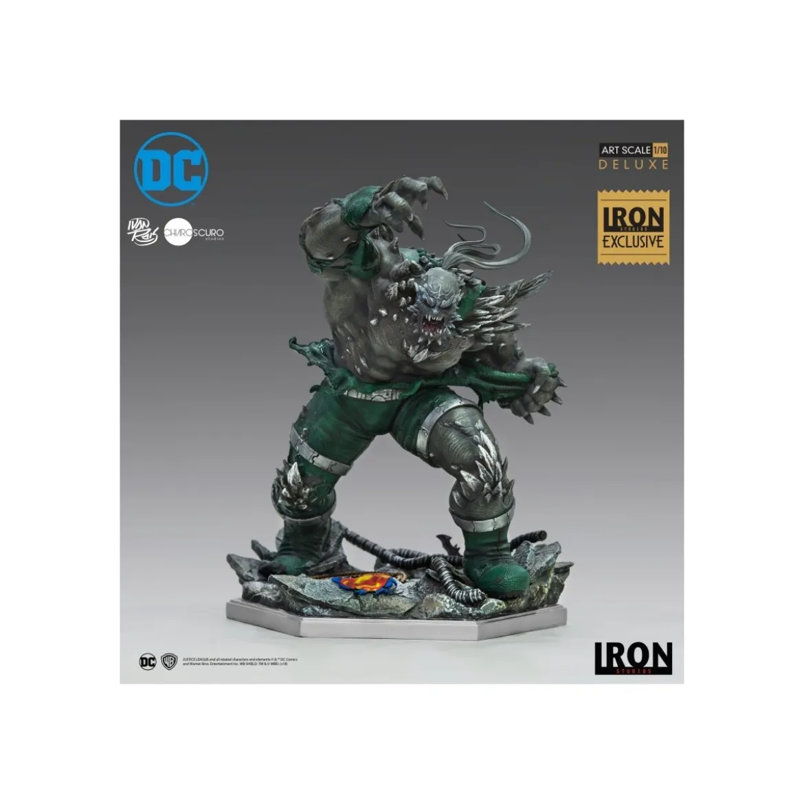 Iron Studios DC - Doomsday Deluxe Art Scale - CCXP 2019 Event Exclusive