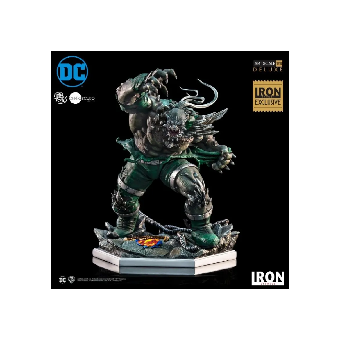 Iron Studios DC - Doomsday Deluxe Art Scale - CCXP 2019 Event Exclusive