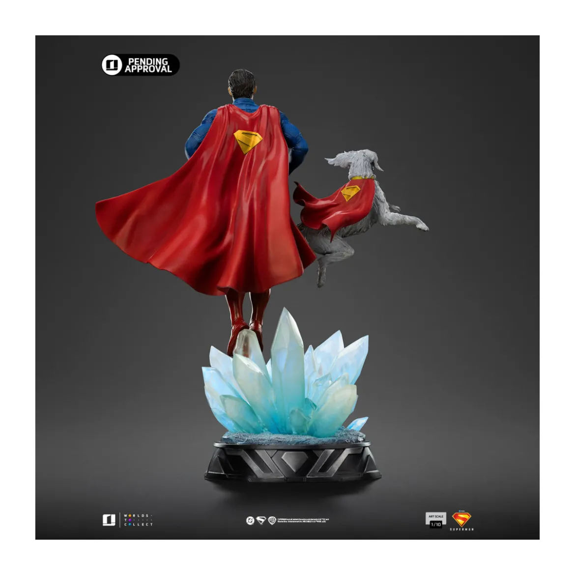 Iron Studios - DCU Superman - Superman & Krypto Art Scale Art Scale 1/10