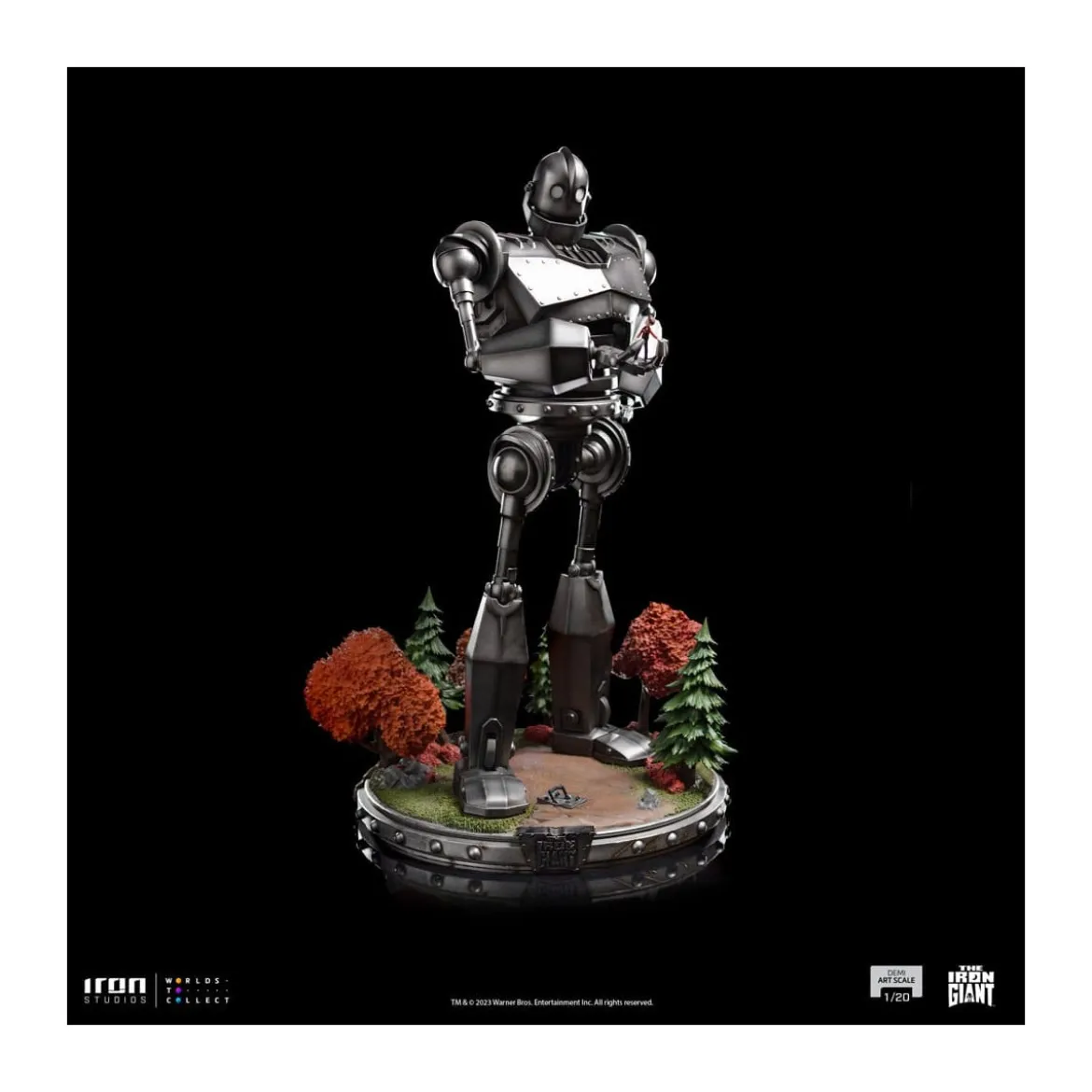 Iron Studios - Demi Art Scale 1/20 - Le Géant de fer statuette Iron Giant & Hogarth Hughes
