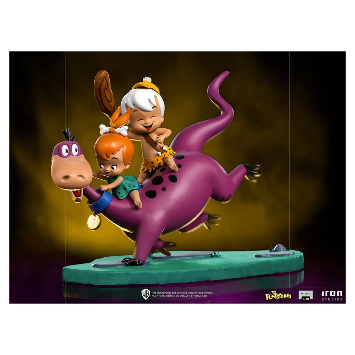 Iron Studios - Dino, Peebles & Bamm-Bamm - The Flintstones Bds Art Scale 1/10