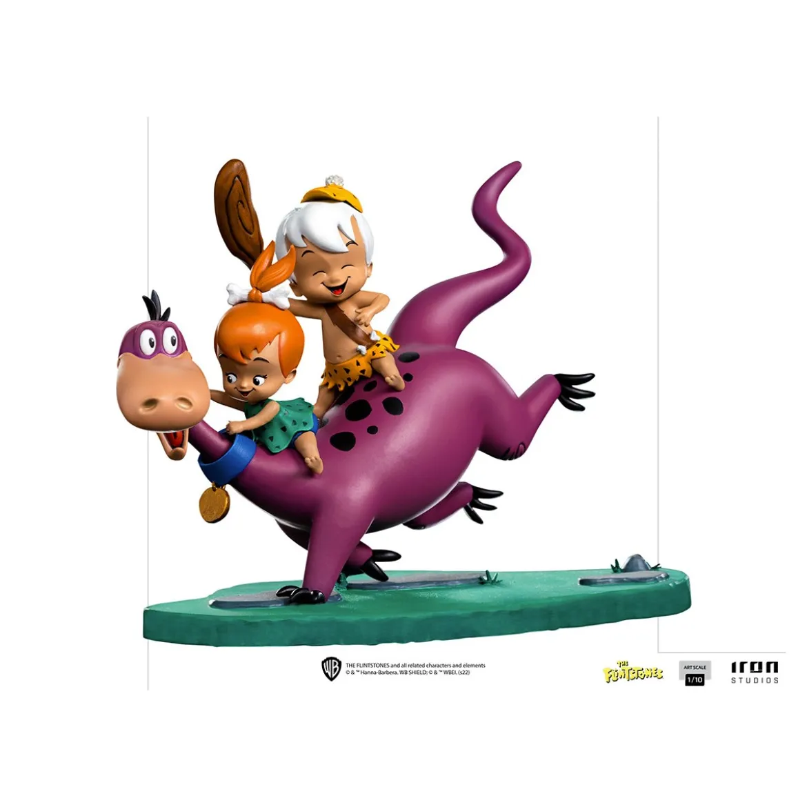 Iron Studios - Dino, Peebles & Bamm-Bamm - The Flintstones Bds Art Scale 1/10