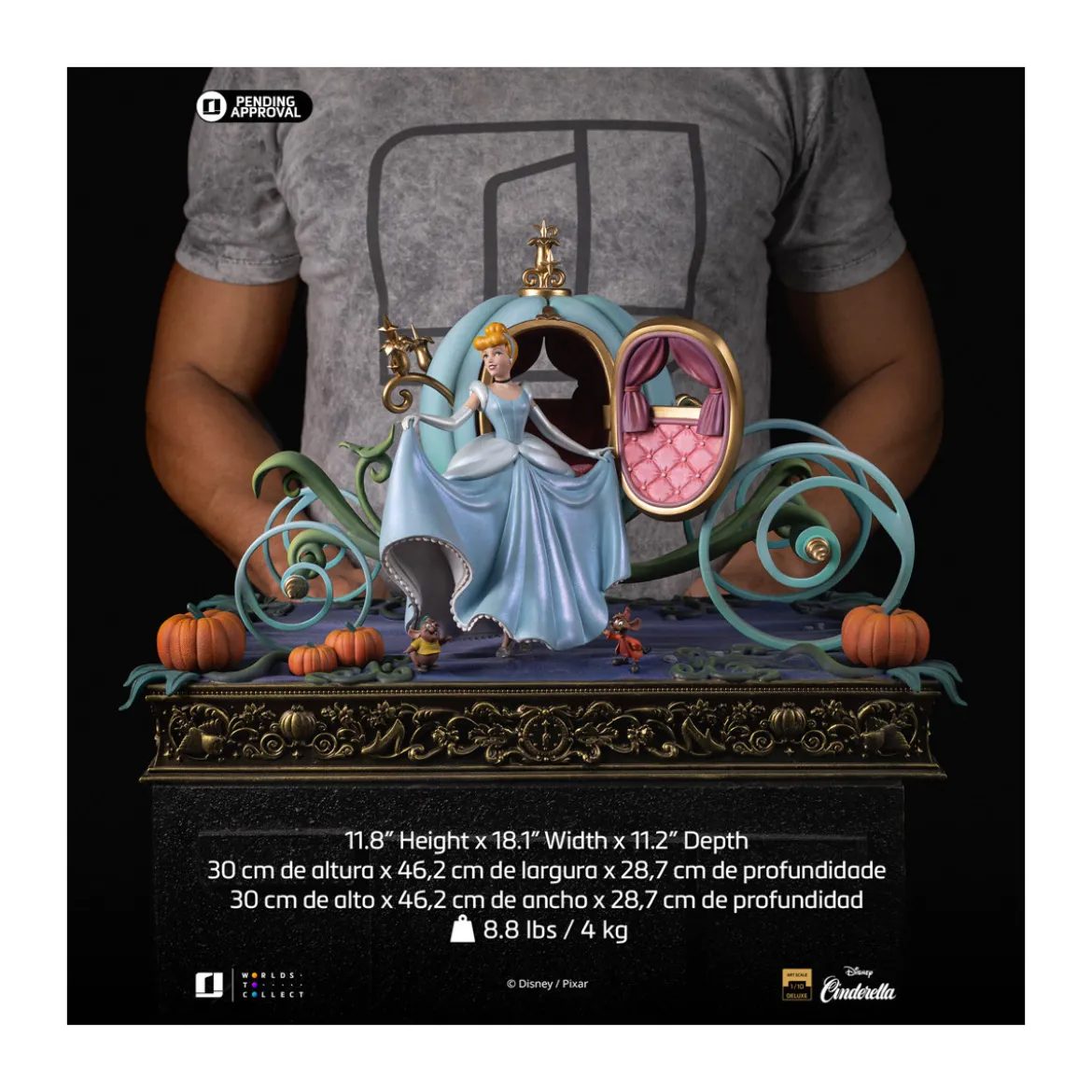 Iron Studios Disney Classics - Cinderella Deluxe Art Scale 1/10 - Cendrillon