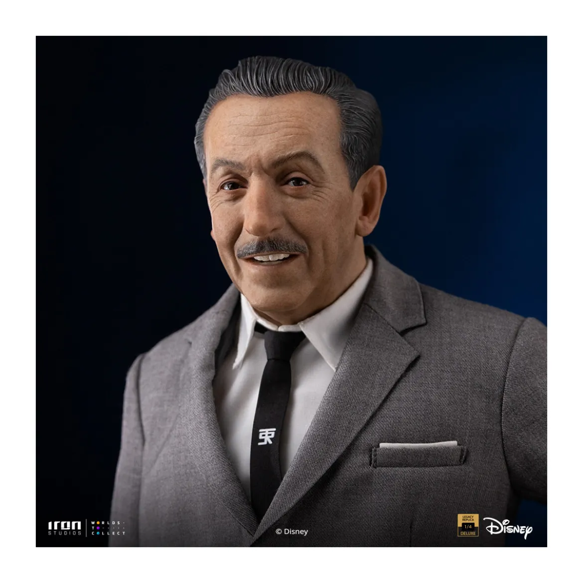 Iron Studios Disney Classics - Walt Disney & Mickey Mouse Legacy Replica 1/4