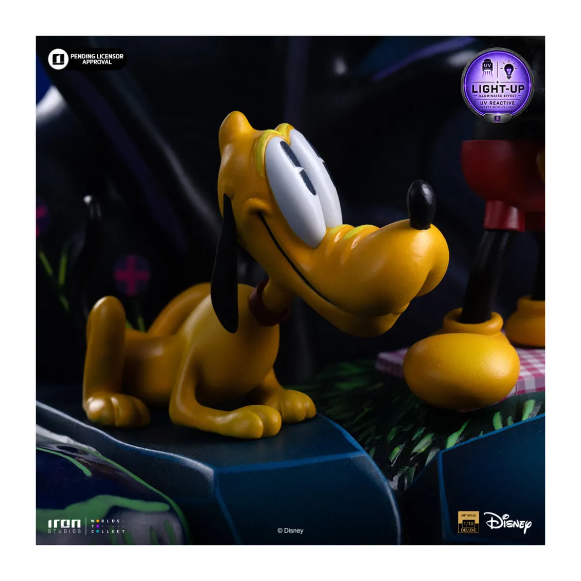 Iron Studios Disney Classics - Mickey, Minnie and Pluto's Day at the Park DX Art Scale 1/10