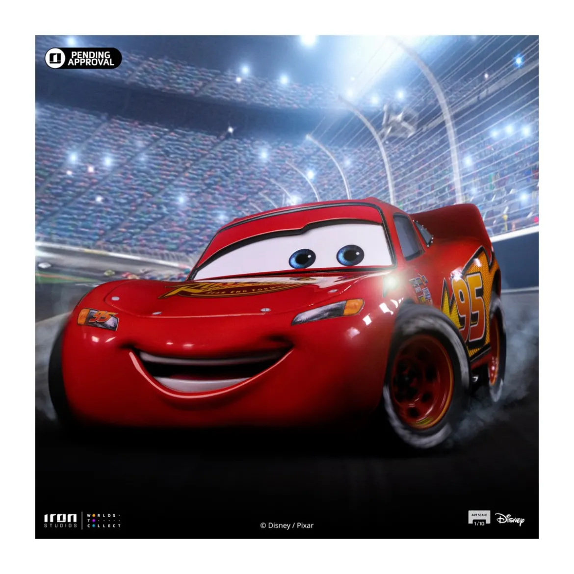 Iron Studios - Disney Pixar - BDS Art Scale Lightning McQueen 1/10 - Cars