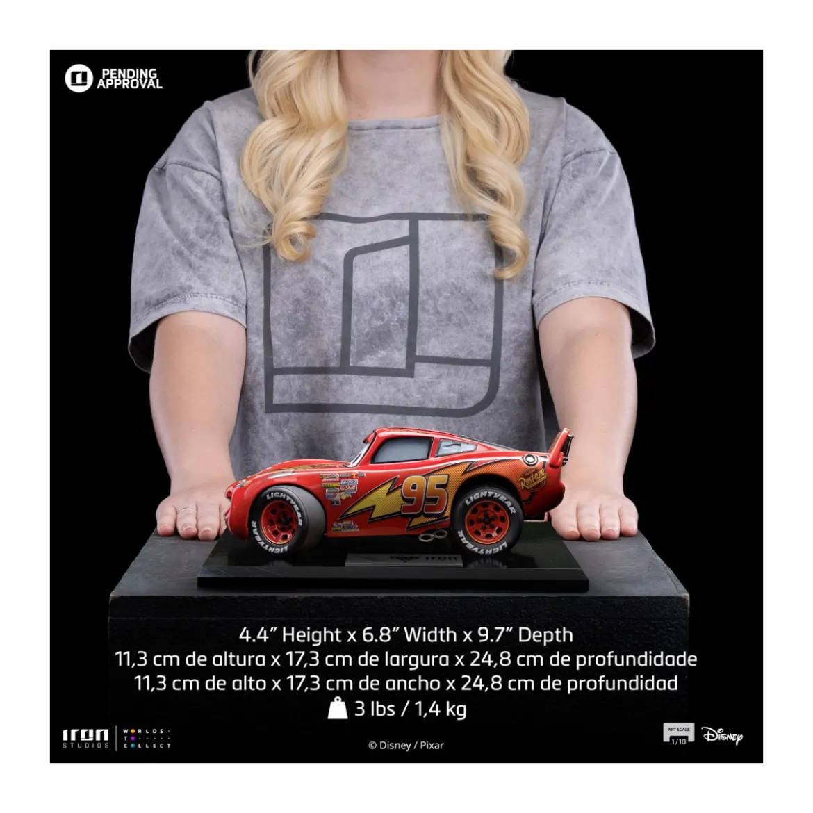 Iron Studios - Disney Pixar - BDS Art Scale Lightning McQueen 1/10 - Cars