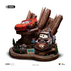 Iron Studios - Disney Pixar - Deluxe Art Scale Lightning McQueen & Tow Mater 1/10 - Cars