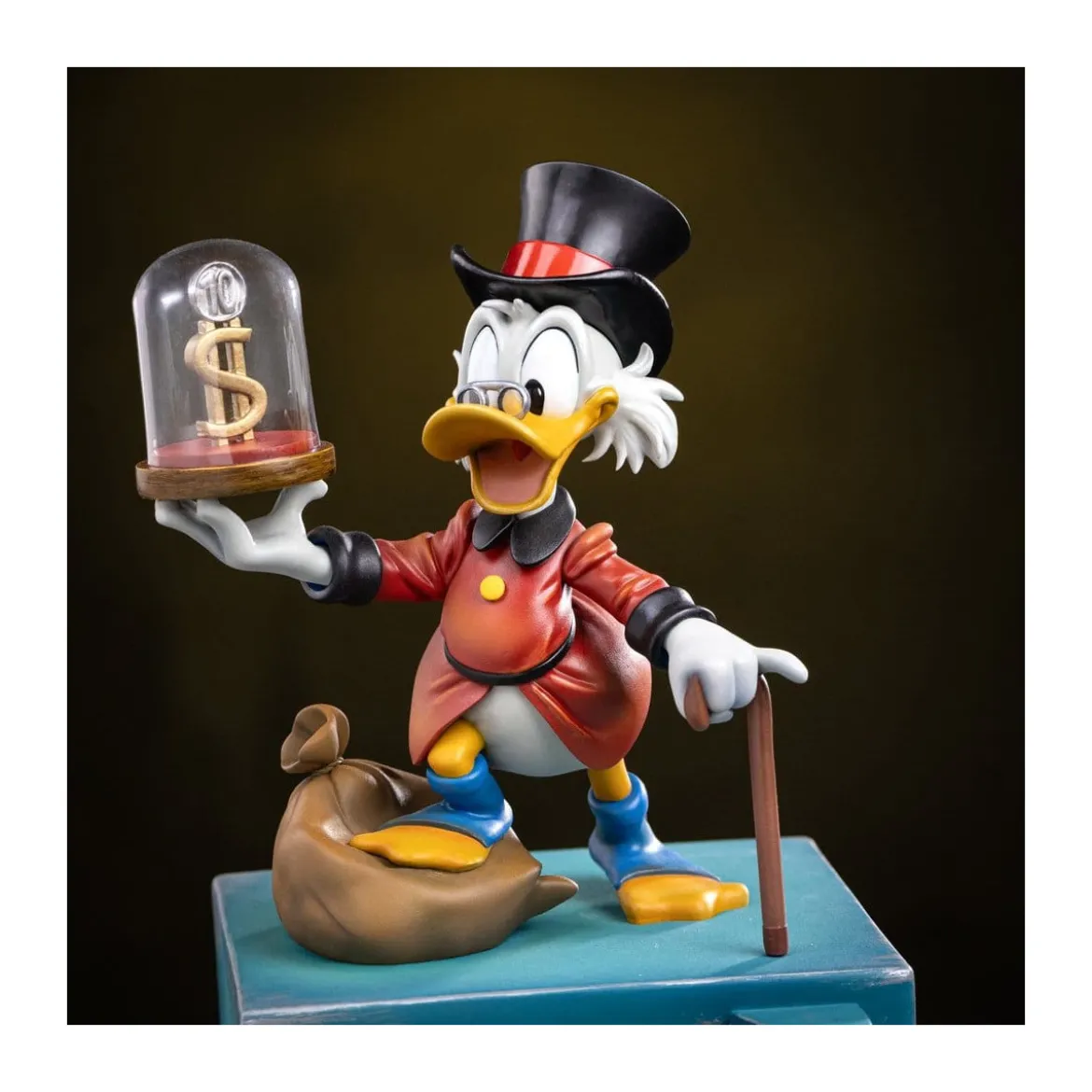 Iron Studios - Disney Uncle Scrooge McDuck and Nephews Deluxe Art Scale 1/10 - Duck Tales