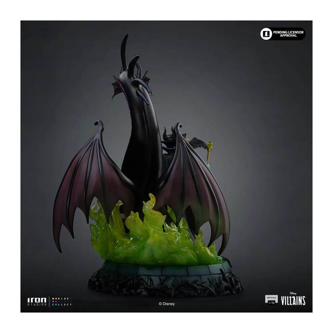 Iron Studios - Disney Villains Maleficent Art Scale 1/10 - Malefique - La Belle au bois dormant