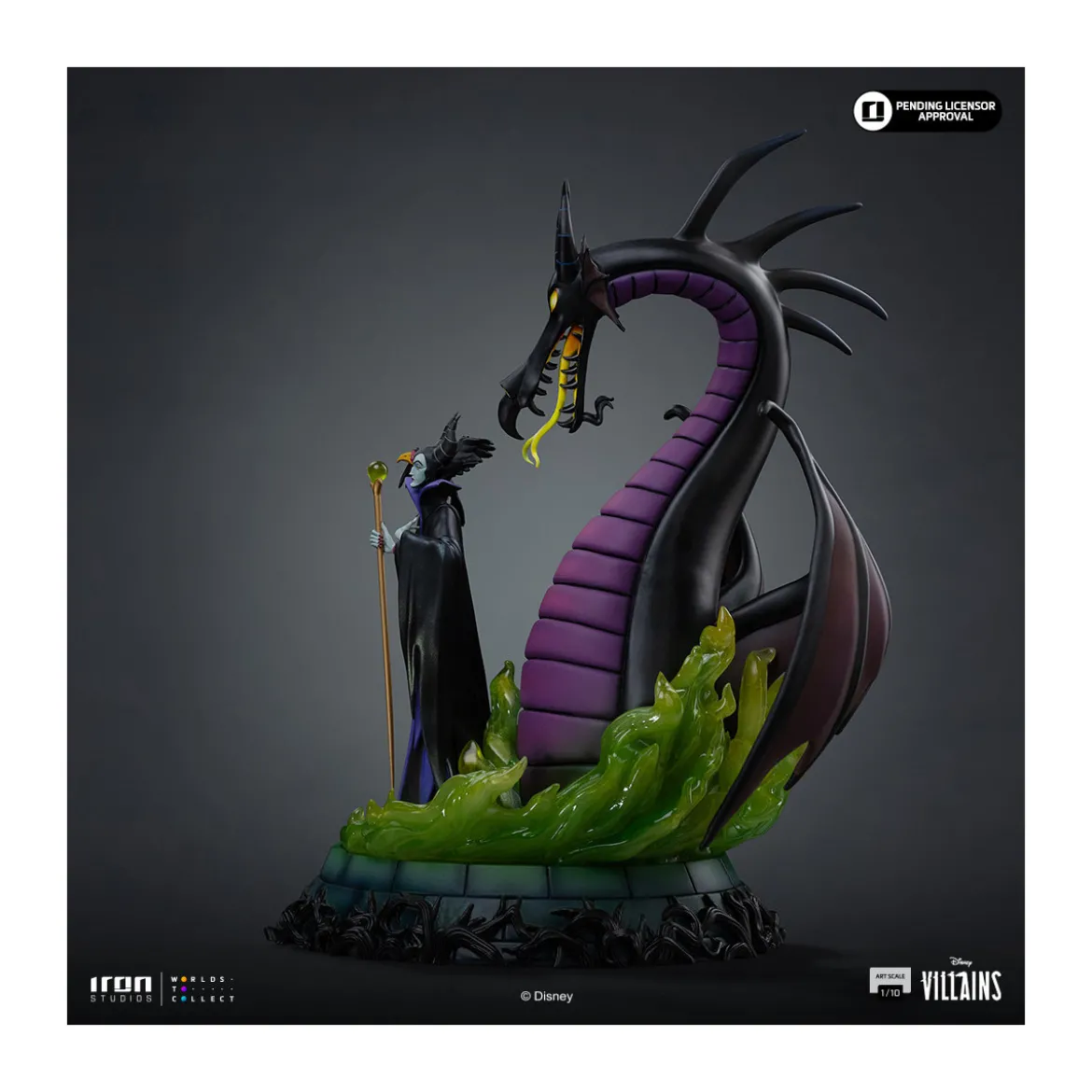 Iron Studios - Disney Villains Maleficent Art Scale 1/10 - Malefique - La Belle au bois dormant