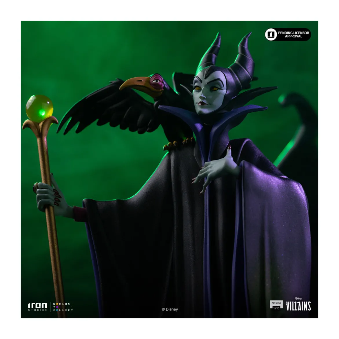 Iron Studios - Disney Villains Maleficent Art Scale 1/10 - Malefique - La Belle au bois dormant