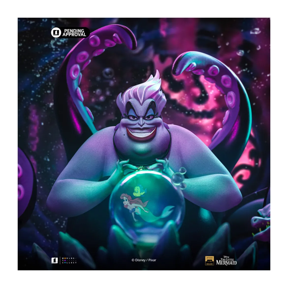 Iron Studios - Disney Villains Ursula Deluxe Art Scale 1/10 - The Little Mermaid