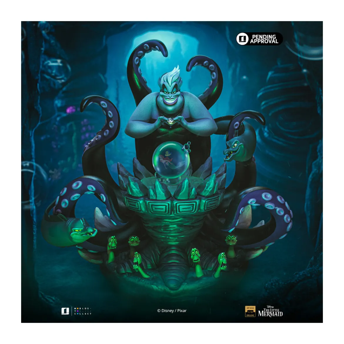 Iron Studios - Disney Villains Ursula Deluxe Art Scale 1/10 - The Little Mermaid