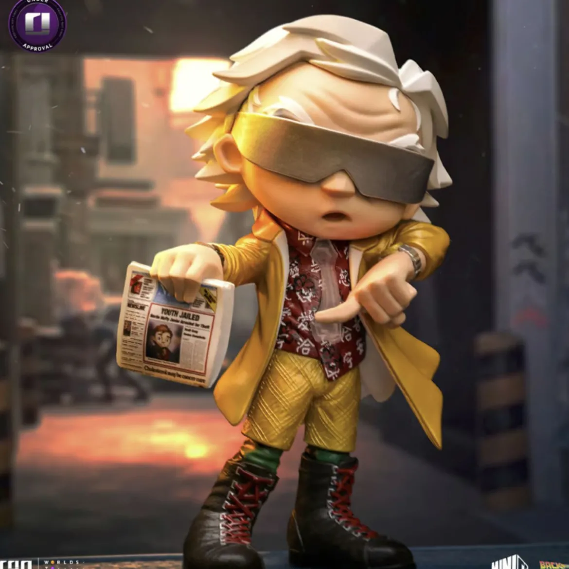 Iron Studios - Doc Brown Event Exclusive Retour vers le Futur 2 - Mini Co.