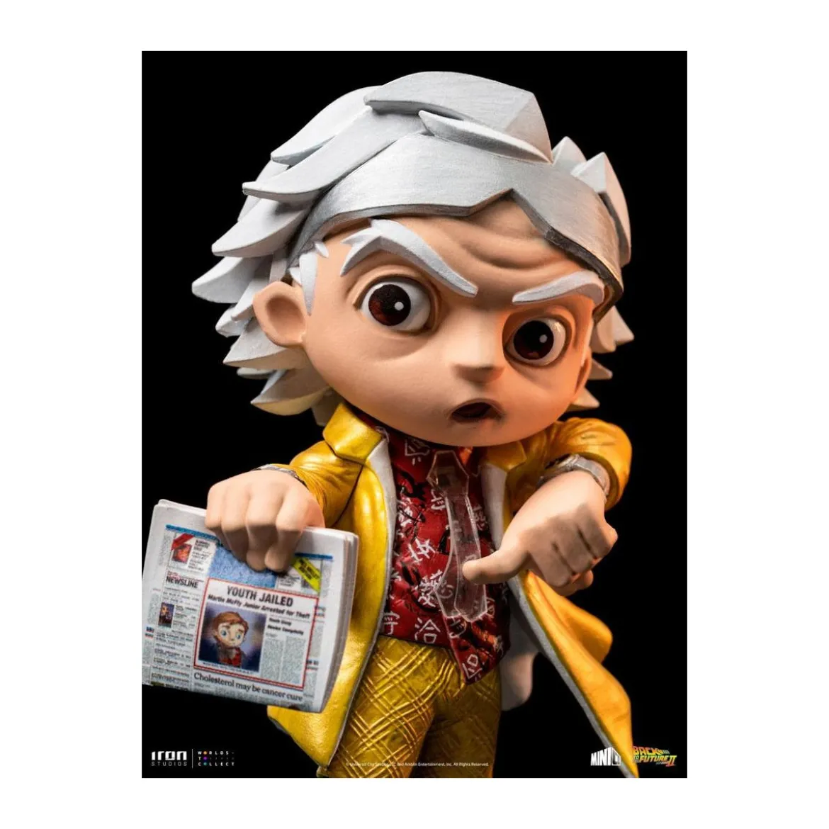 Iron Studios - Doc Brown Retour vers le Futur 2 - Mini Co.