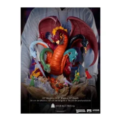 Iron Studios Dungeons & Dragons - statuette 1/20 Demi Art Scale Tiamat Battle