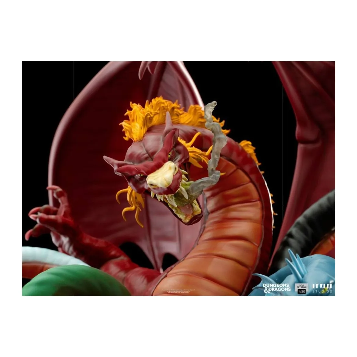 Iron Studios Dungeons & Dragons - statuette 1/20 Demi Art Scale Tiamat Battle