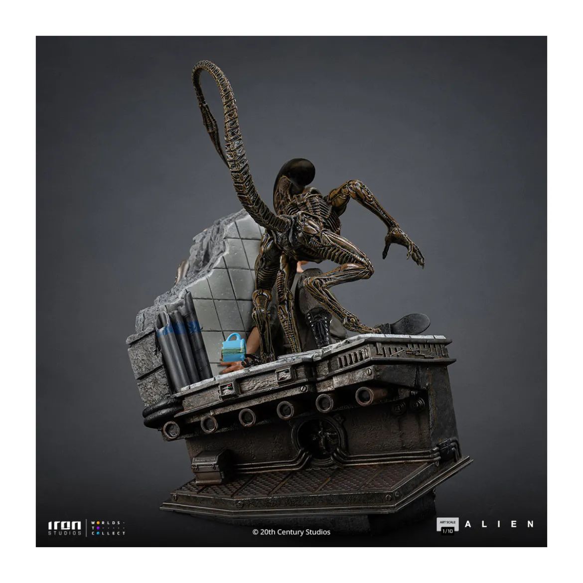 Iron Studios Ellen Ripley and Dog Alien - Art Scale 1/10 - Alien 3