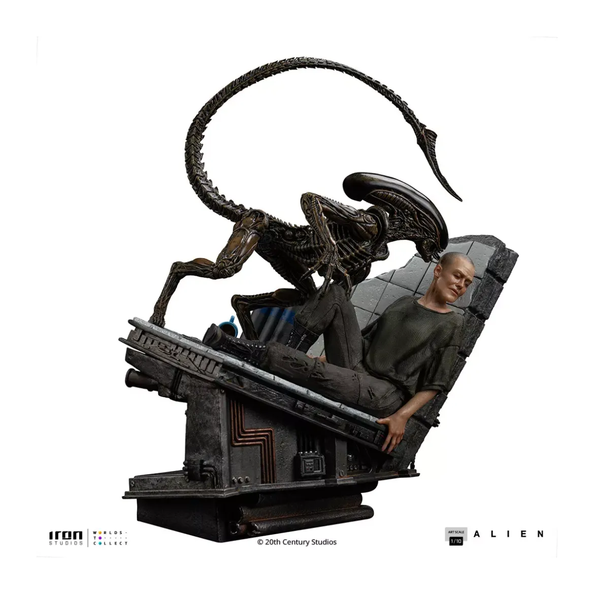 Iron Studios Ellen Ripley and Dog Alien - Art Scale 1/10 - Alien 3