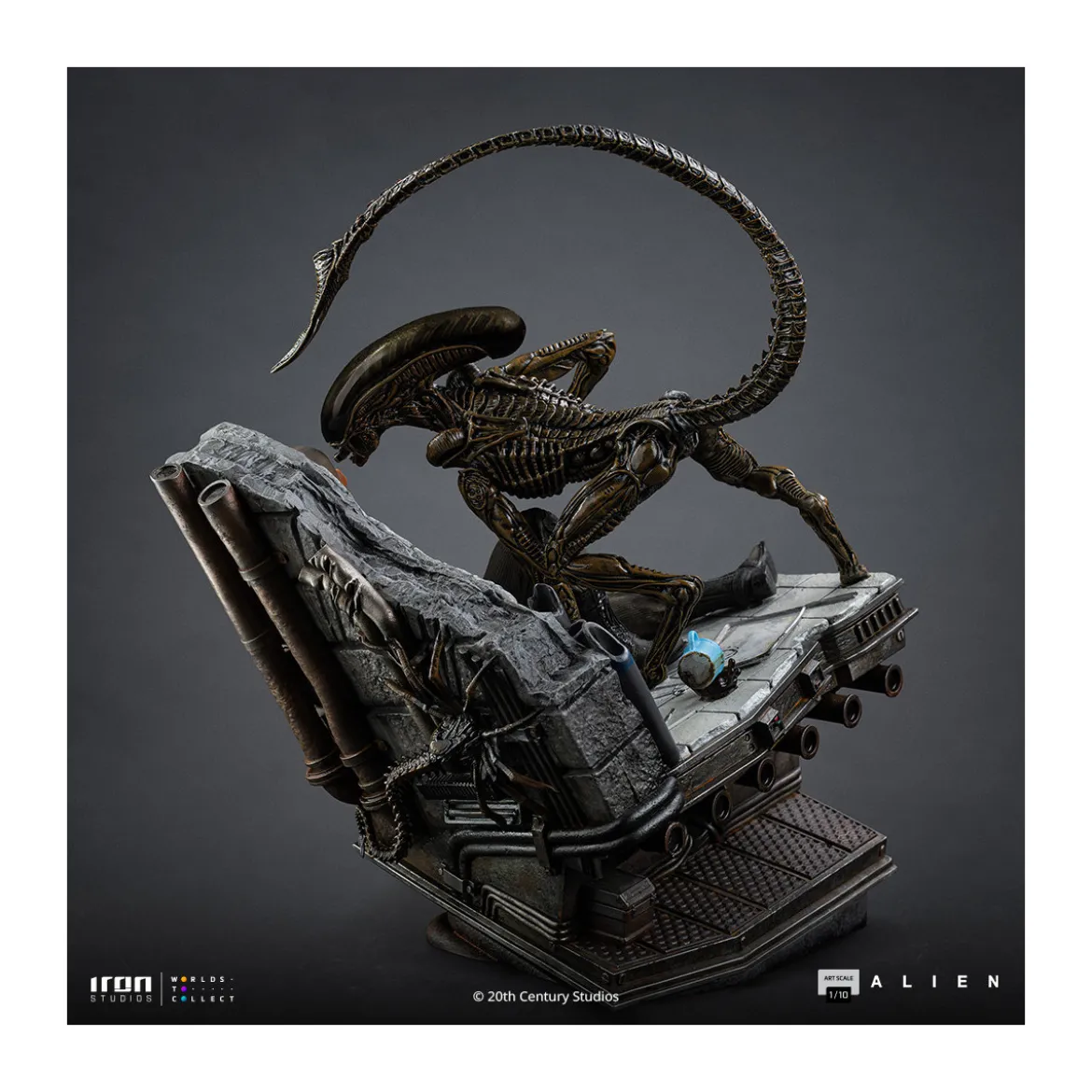 Iron Studios Ellen Ripley and Dog Alien - Art Scale 1/10 - Alien 3