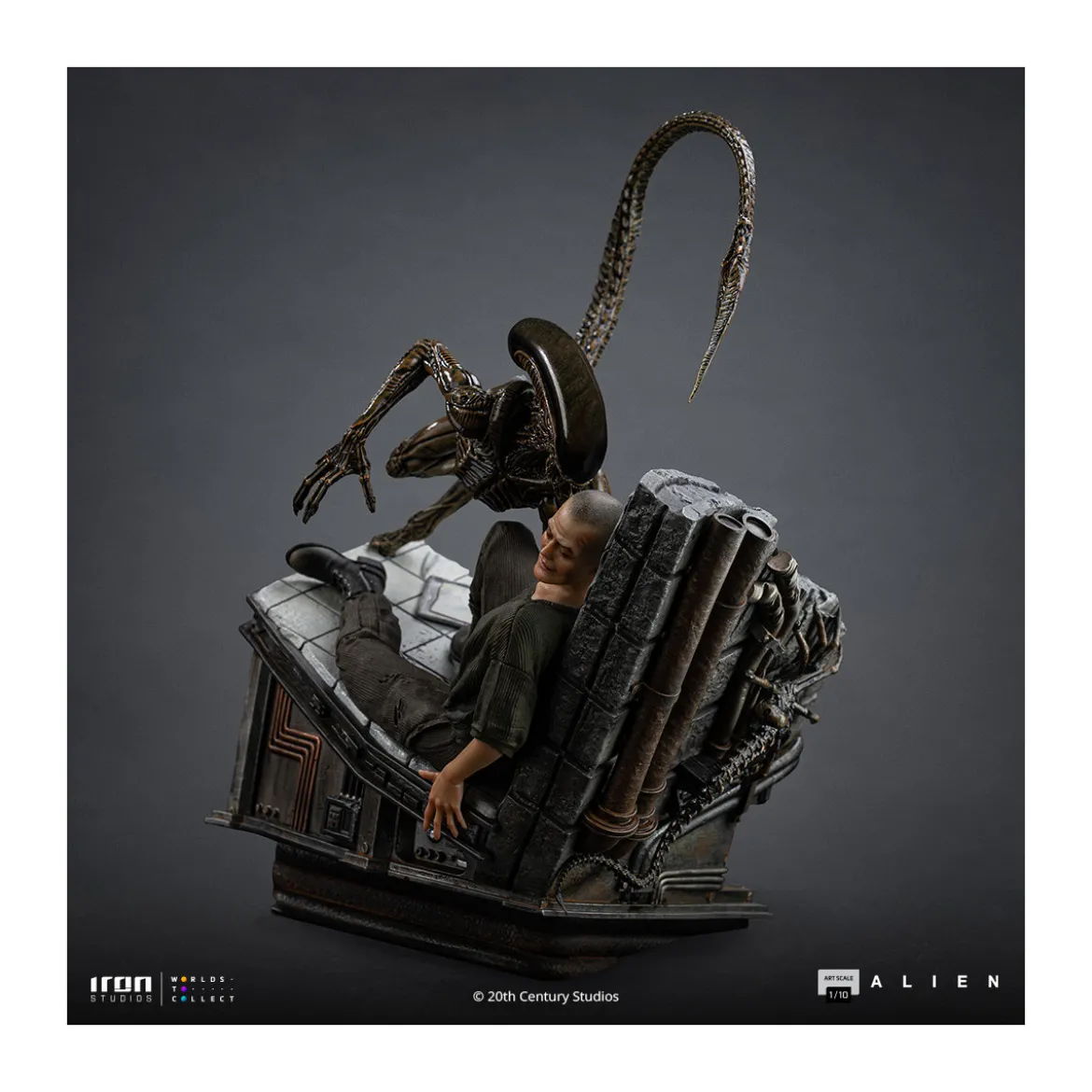 Iron Studios Ellen Ripley and Dog Alien - Art Scale 1/10 - Alien 3