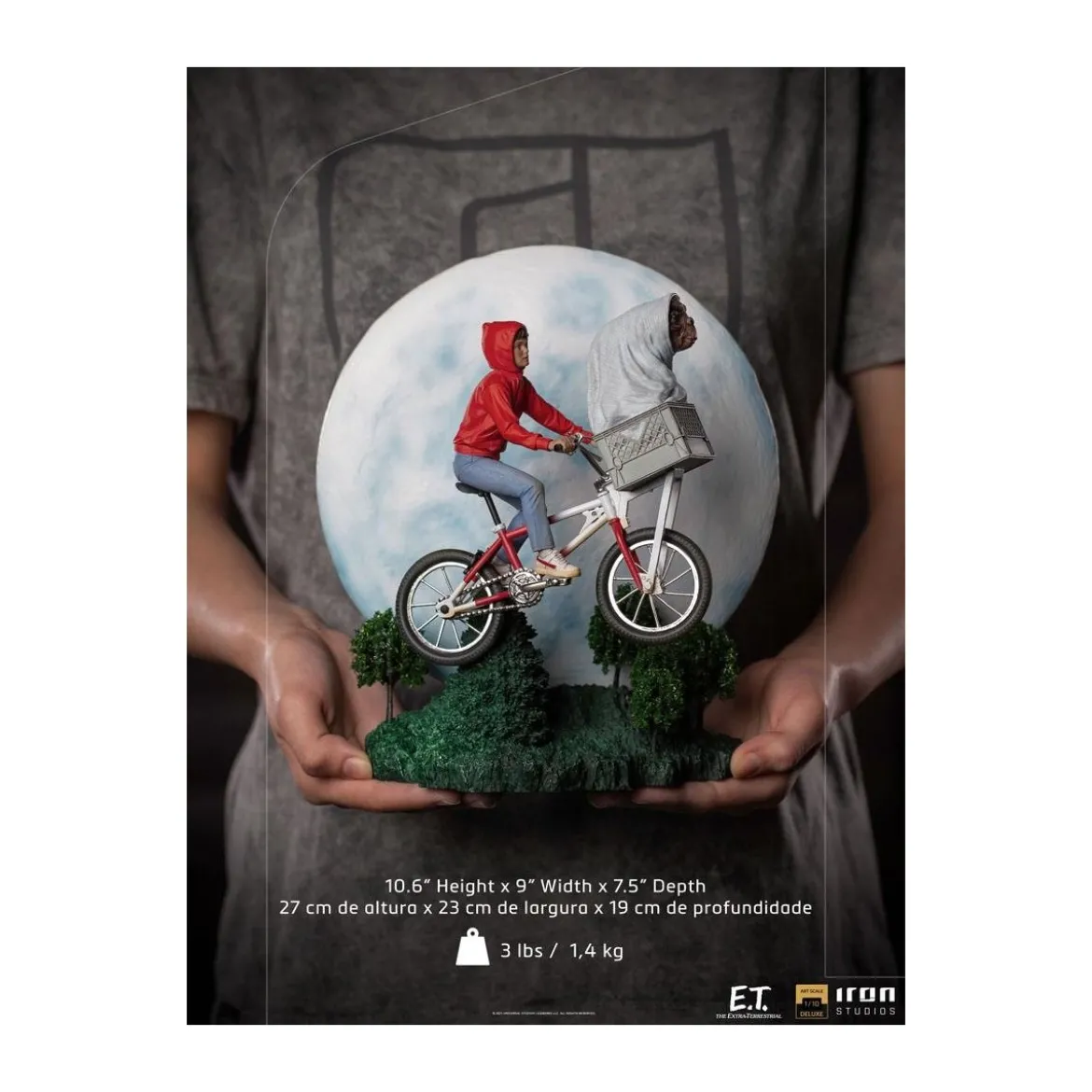 Iron Studios - ET & Elliot - E.T. The Extra-Terrestrial 1/10 Deluxe Art Scale