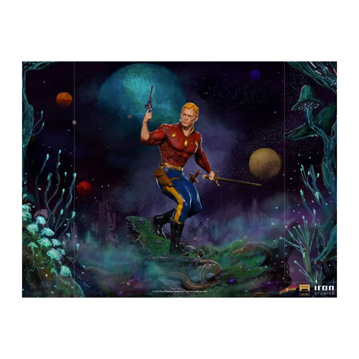 Iron Studios - Flash Gordon statuette 1/10 Deluxe Art Scale - Defenders of the Earth