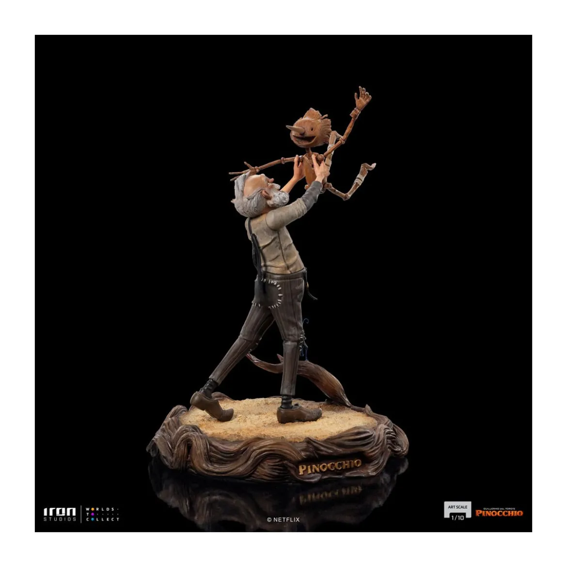 Iron Studios - Geppetto & Pinocchio BDS Art Scale 1/10 - Guillermo del Toro's Pinocchio