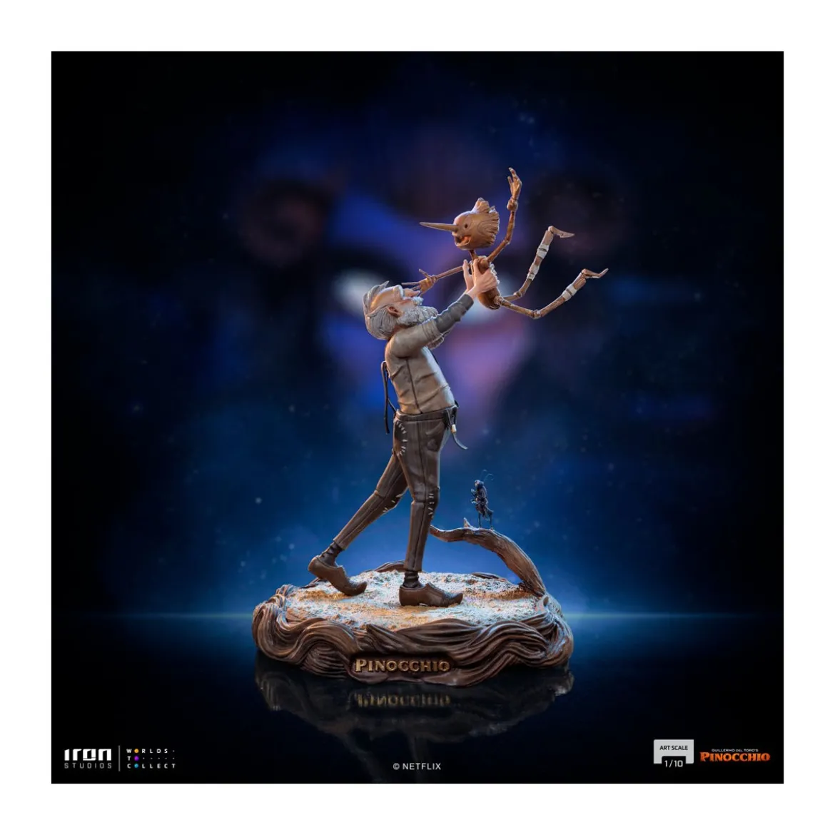 Iron Studios - Geppetto & Pinocchio BDS Art Scale 1/10 - Guillermo del Toro's Pinocchio