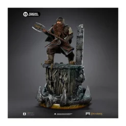 Iron Studios - Gimli Unleashed - Le Seigneur des Anneaux - LOTR Unleashed Art Scale 1/10