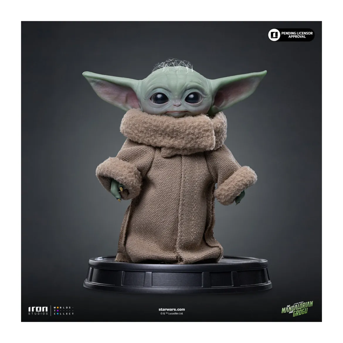 Iron Studios - Grogu Always Curious - Grogu Collection Legacy Replica 1/4 - Star Wars: The Mandalorian and Grogu