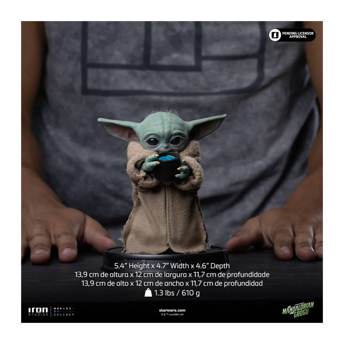 Iron Studios - Grogu Always Hungry - Grogu Collection Legacy Replica 1/4 - Star Wars: The Mandalorian and Grogu