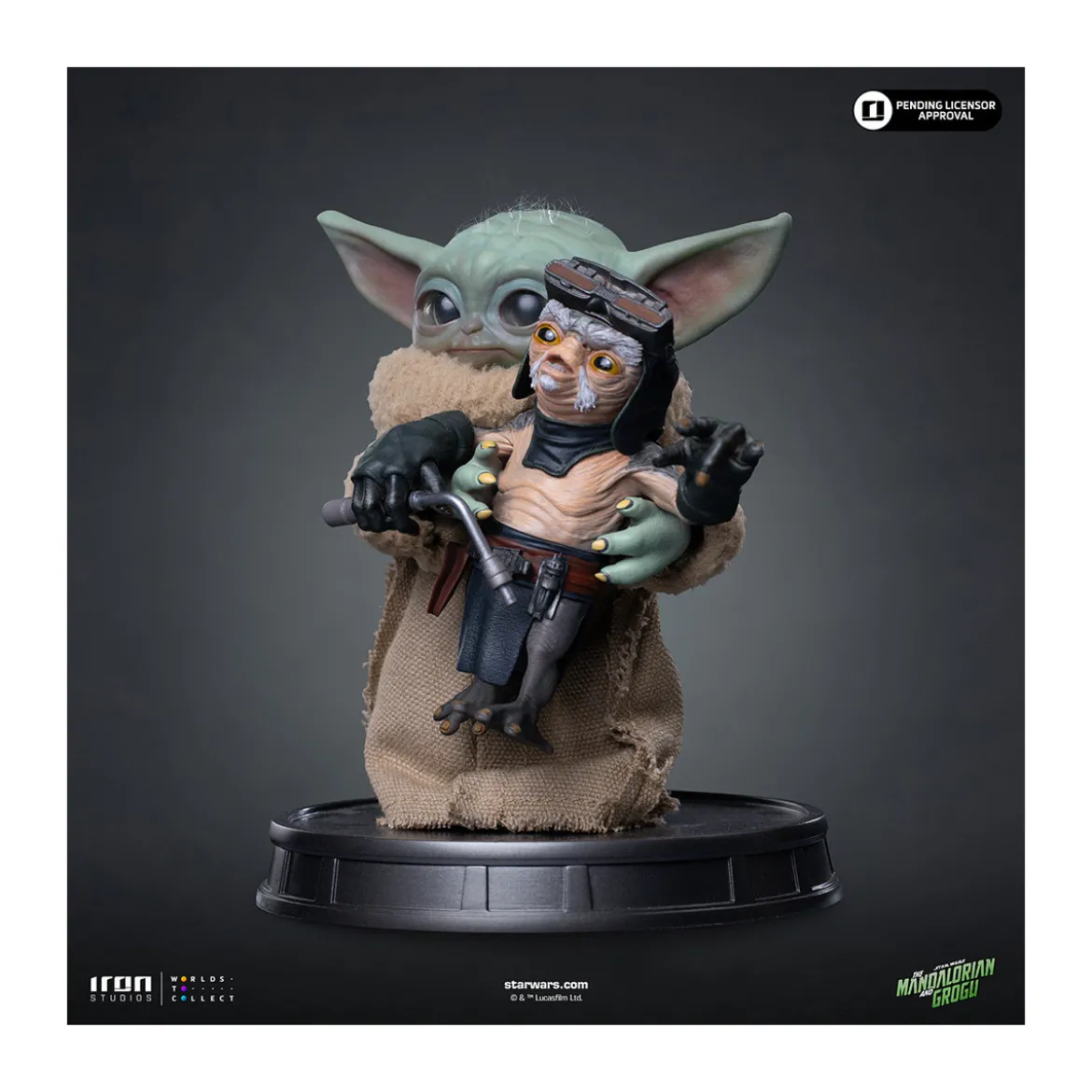 Iron Studios - Grogu No Squeezy - Grogu Collection Legacy Replica 1/4 - Star Wars: The Mandalorian and Grogu