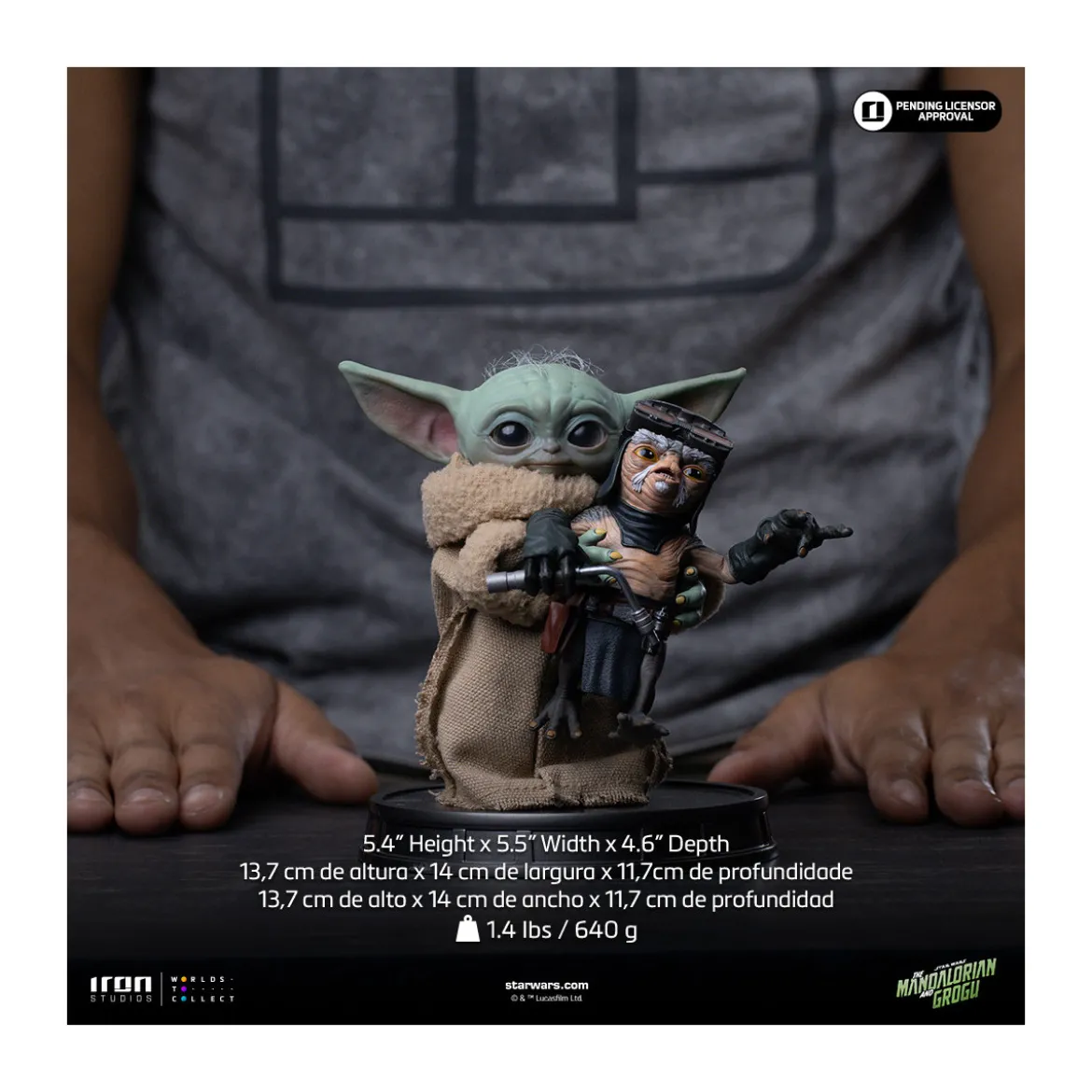 Iron Studios - Grogu No Squeezy - Grogu Collection Legacy Replica 1/4 - Star Wars: The Mandalorian and Grogu