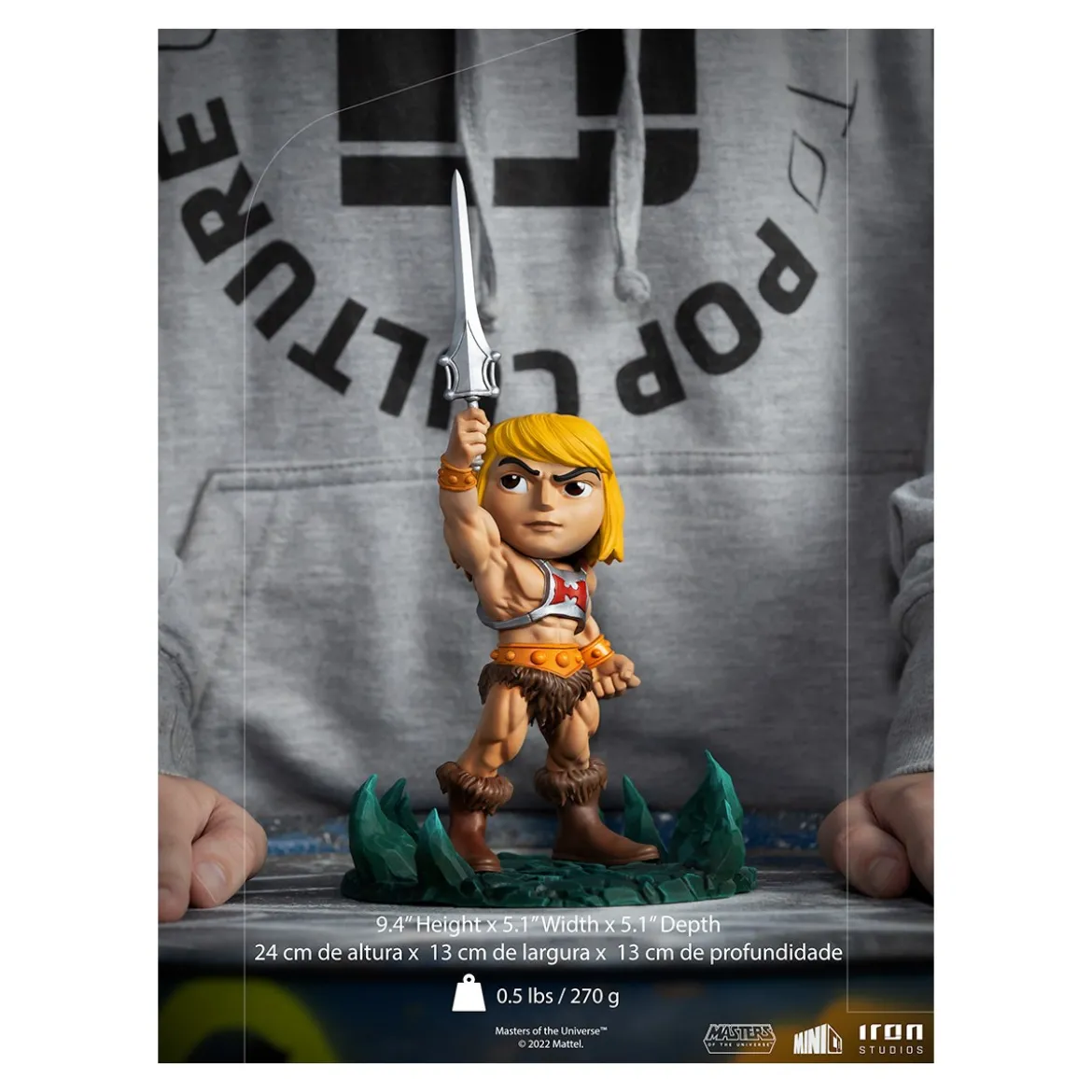 Iron Studios - HE MAN - Les Maitres de l'Univers figurine Mini Co. PVC