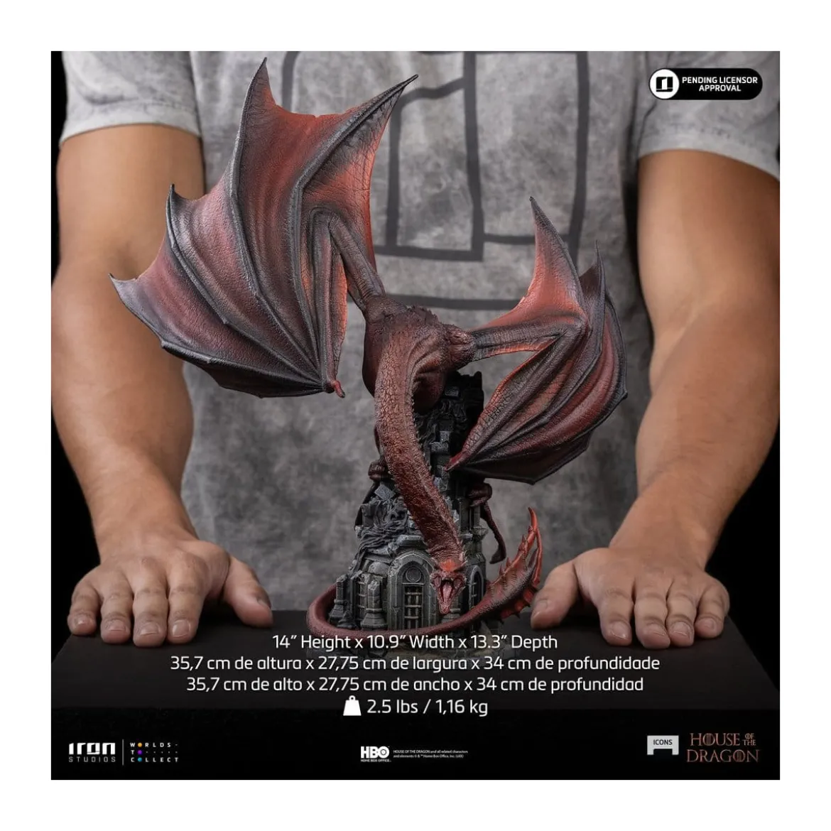 Iron Studios - House of the Dragon - Caraxes Icons