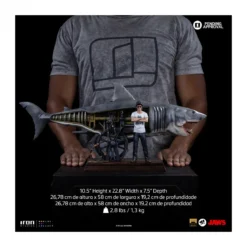 Iron Studios - JAWS - Steven Spielberg (Jaws 50th Anniversary) Deluxe Art Scale1/10 - Les dents de la mer