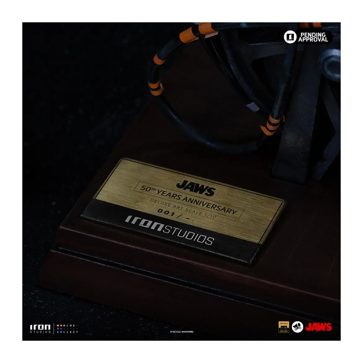 Iron Studios - JAWS - Steven Spielberg (Jaws 50th Anniversary) Deluxe Art Scale1/10 - Les dents de la mer