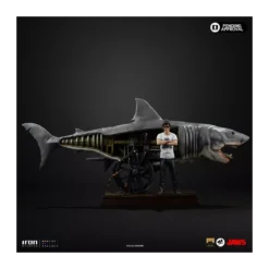 Iron Studios - JAWS - Steven Spielberg (Jaws 50th Anniversary) Deluxe Art Scale1/10 - Les dents de la mer