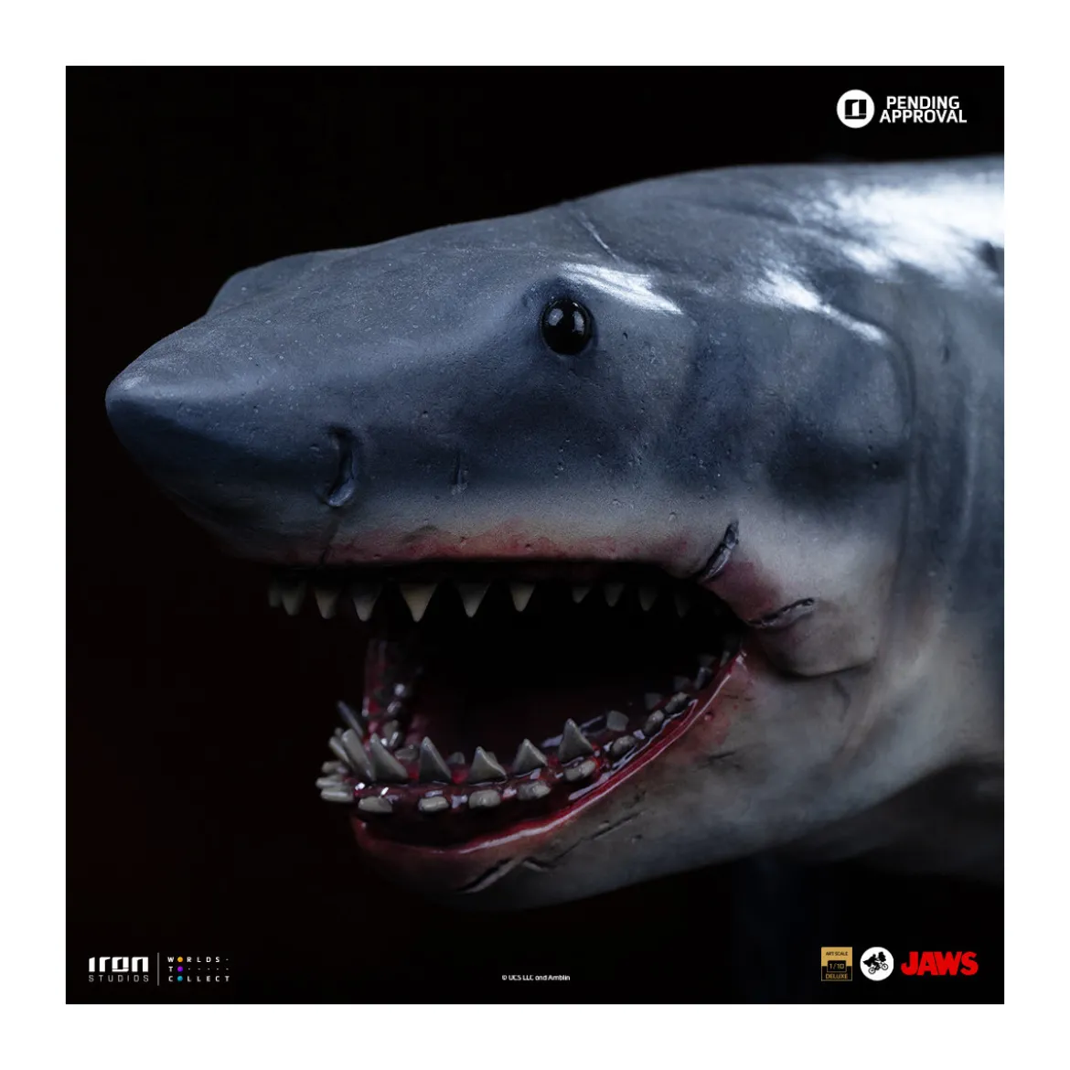 Iron Studios - JAWS - Steven Spielberg (Jaws 50th Anniversary) Deluxe Art Scale1/10 - Les dents de la mer
